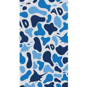 Aqua Camo Neck Gaiter - Atlantic Drift