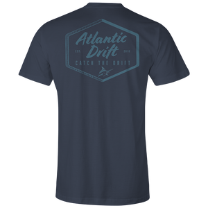 Hexagon Badge - Navy