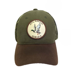 Old School Mallard Mesh Back - Atlantic Drift