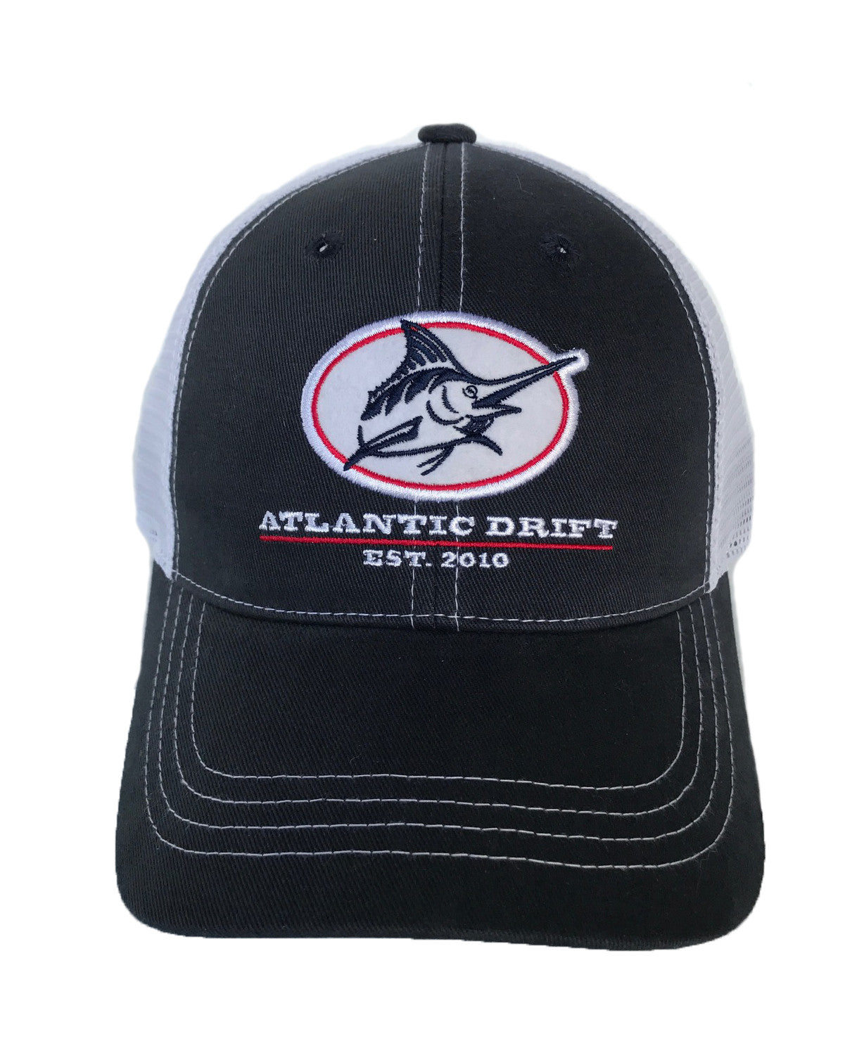 Outlaw Mesh-Back Hat - Navy/White - Atlantic Drift
