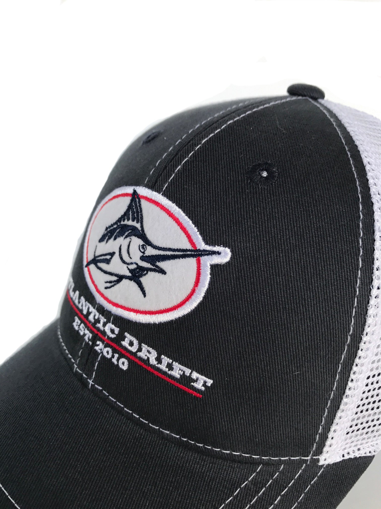 Outlaw Mesh-Back Hat - Navy/White - Atlantic Drift