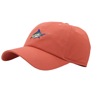 Blue Marlin Hat - Coral