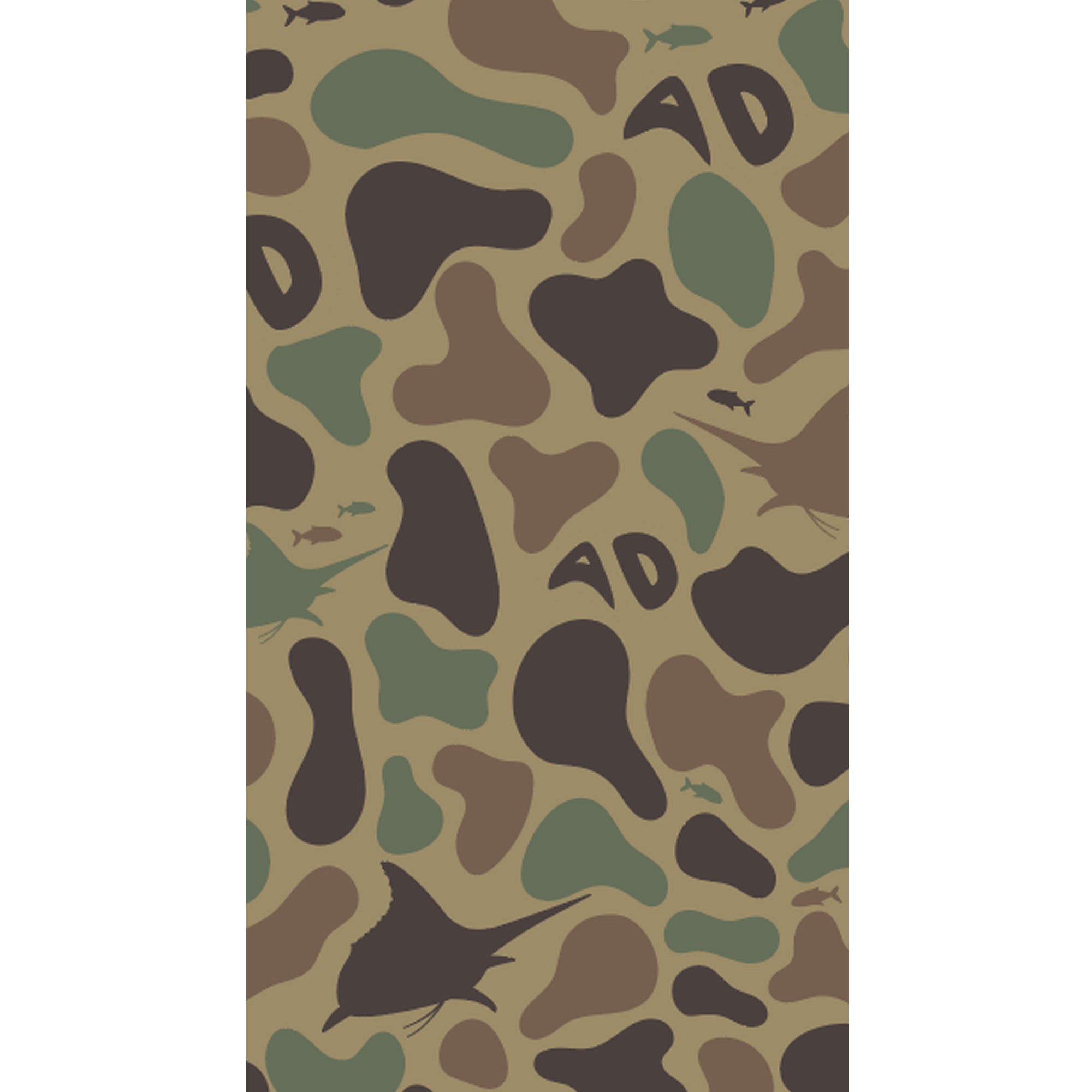 Woodland Camo Neck Gaiter - Atlantic Drift