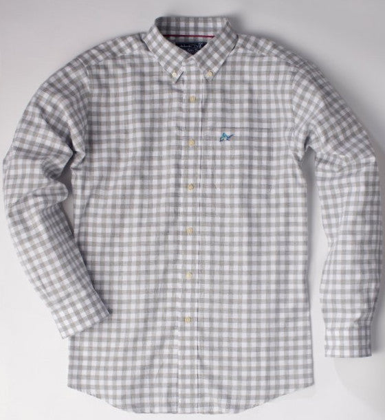 Buxton Button Down - Oyster - Atlantic Drift