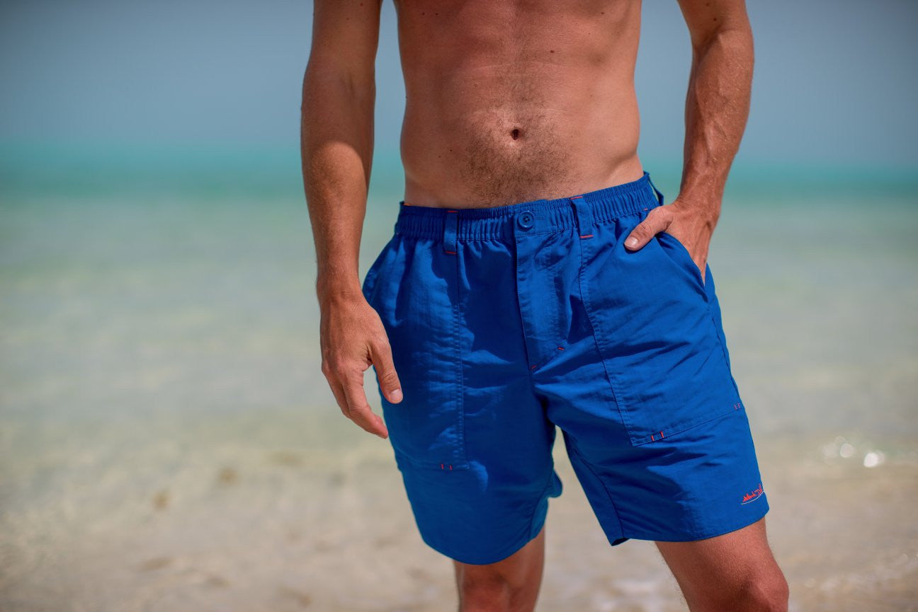 Southport Water Activated Swim Shorts - Snorkel Blue - Atlantic Drift